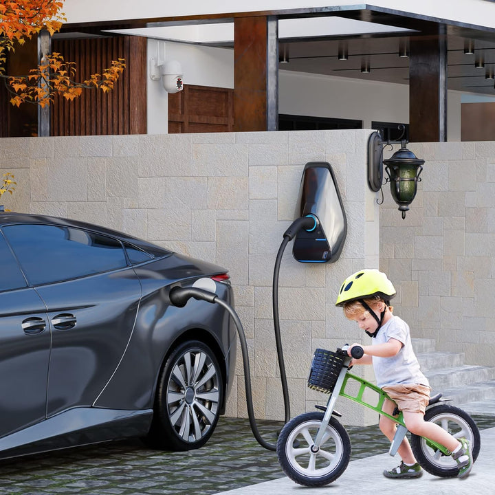Rosaking Typ 2 Ladekabel 22kW,5M EV Ladekabel mit 3 Phasen＆IEC 62196,32A Elektrofahrzeuge Ladekabel