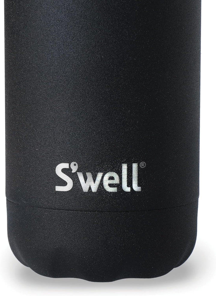 S'well Vakuumisolierte Edelstahl-Wasserflasche, 500 ml, Onyx 500ml Onyx, 500ml Onyx