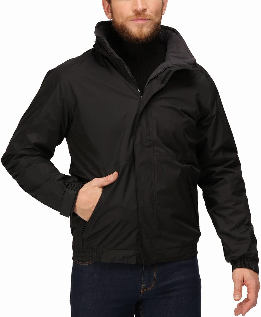 Regatta Unisex Dover Jacke (1er Pack) 52-54 EU Black/Ash, 52-54 EU Black/Ash