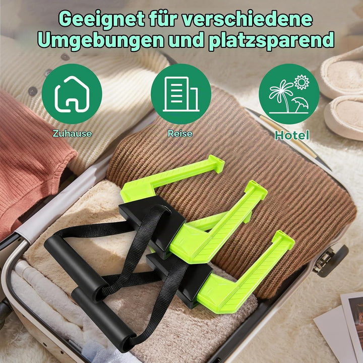2 Stück Tragbare Klimmzugstange für Den Türrahmen,Stabil und Sicher,Leicht,Ohne Schrauben,Ohne Bohre