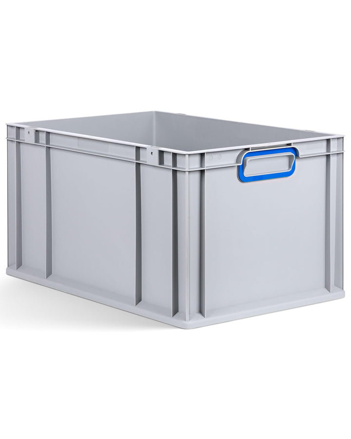 aidB Eurobox NextGen 2.0 - 600x400x320mm - Stapelbare 65L Kunststoffbox mit geschlossenen Griffen -