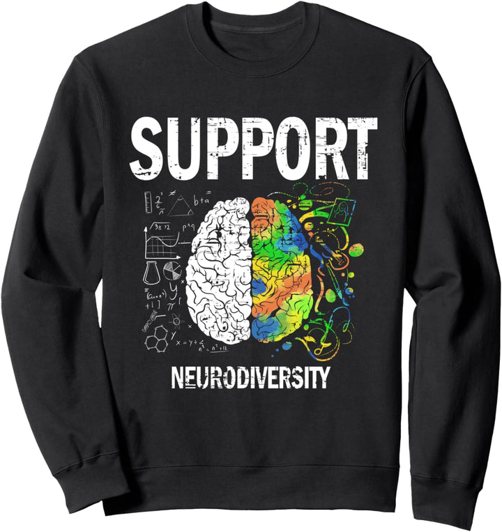 Neurodiversität unterstützt bewusstes Support Neurodiversity Sweatshirt