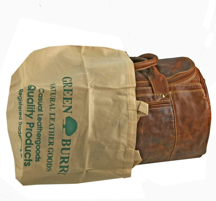 Greenburry Expedition Reisetasche Leder 51 cm, Natur, grün, Einheitsgrösse, Grün