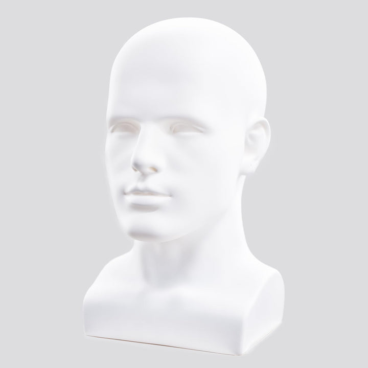 Mannequinkopf für Herren, professioneller Manikinkopf für Perücken, Hüte, Kopfhörer, Masken, Sonnenb