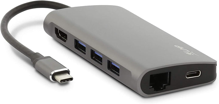 LMP 15954 USB-C Mini Dock - 8-Port USB-C Mini-Dock mit HDMI, USB 3.0, Ethernet, SD/MicroSD, USB-C