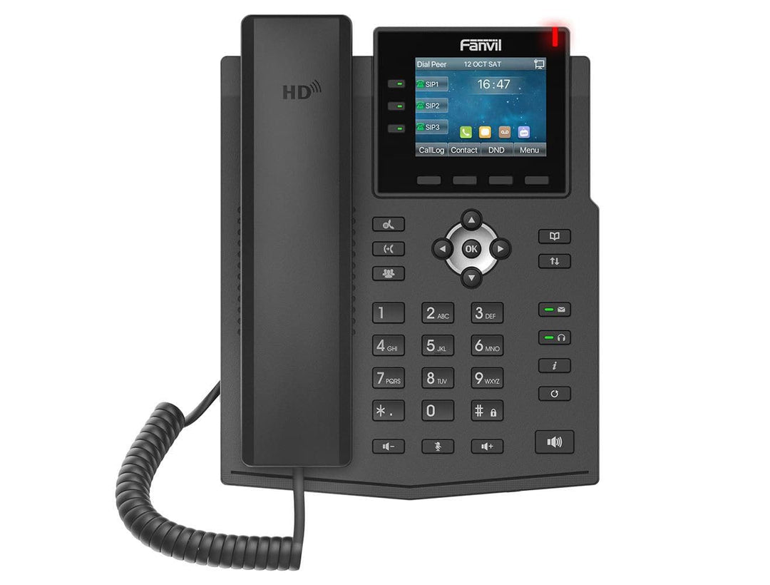 FANVIL SIP-Phone X3U POE LCD WLAN schwarz