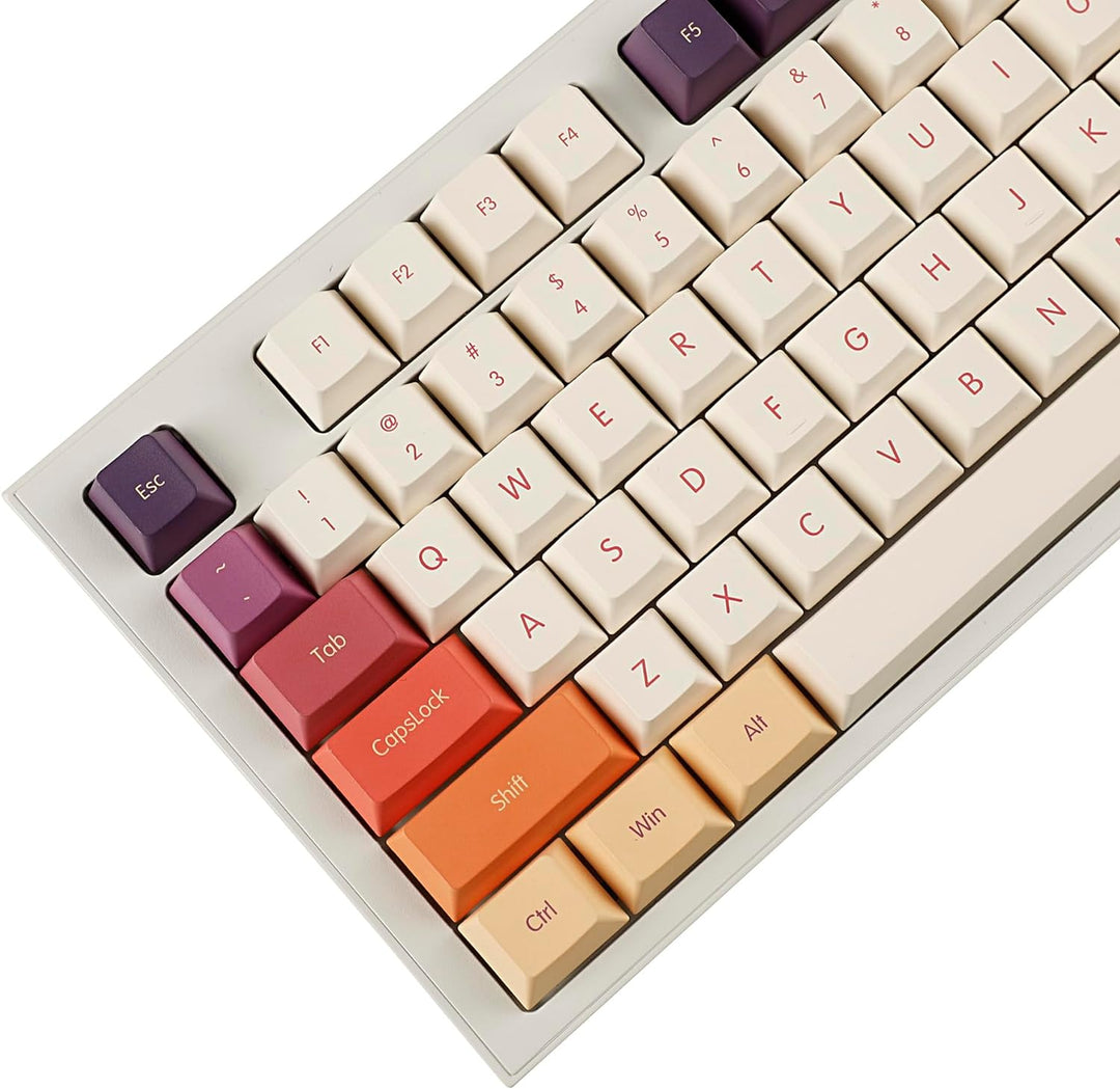 1,7 mm Dicke Deutsch Französisch ISO Cloud Dye Sub-Tastenkappen Dickes PBT Cherry Profil Tastenkappe