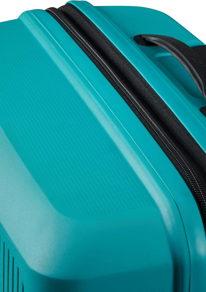 American Tourister Aerostep - Spinner M, Erweiterbarer Koffer, 67 cm, 66.5/72.5 L, Türkis (Turquoise
