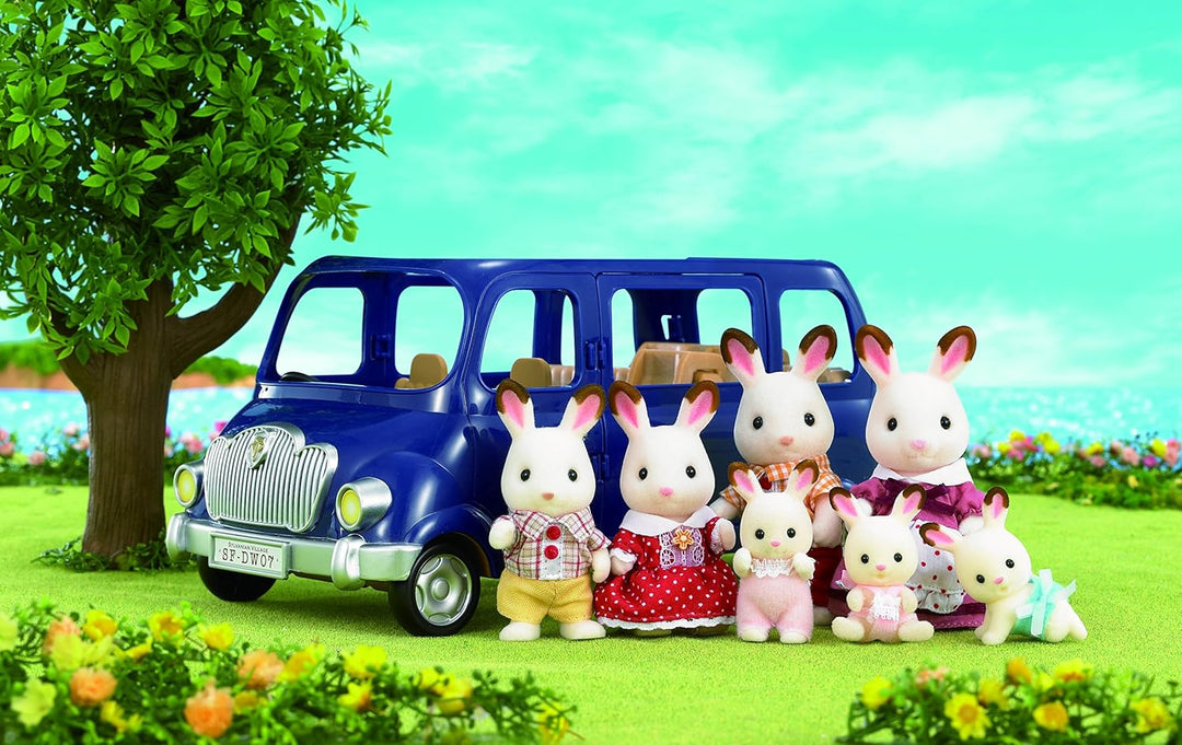Sylvanian Families 5274 Familien-Siebensitzer - Puppenhaus Auto Spielset