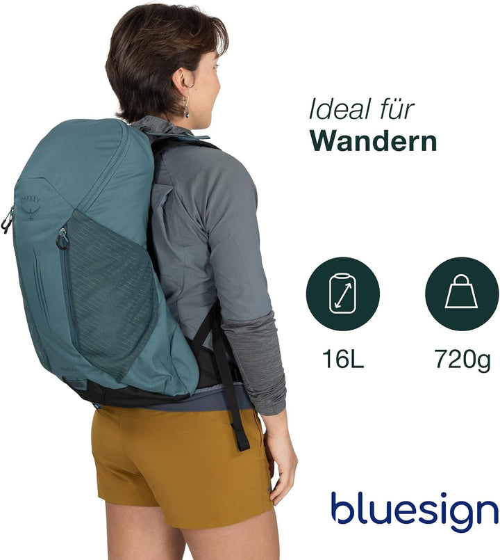 Osprey Unisex Hikelite Lt 16 Backpack (1er Pack) 16L Violett, 16L Violett