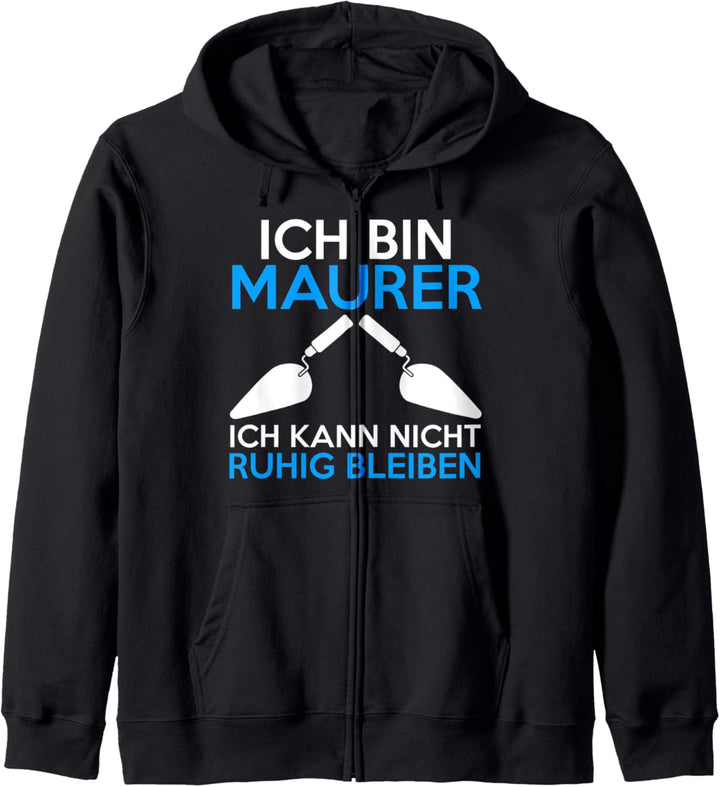 Maurer Maurermeister Maurergeselle Kapuzenjacke