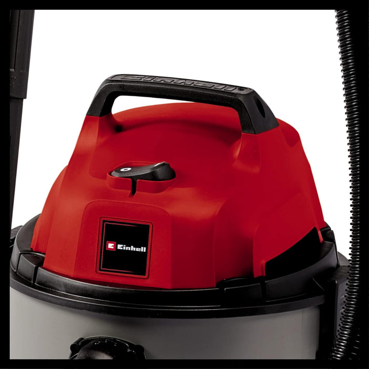 Einhell Nass-Trockensauger TC-VC 1815 (1.250 Watt, 180 mbar, robuster Kunststoffbehälter 15 l, Blasa
