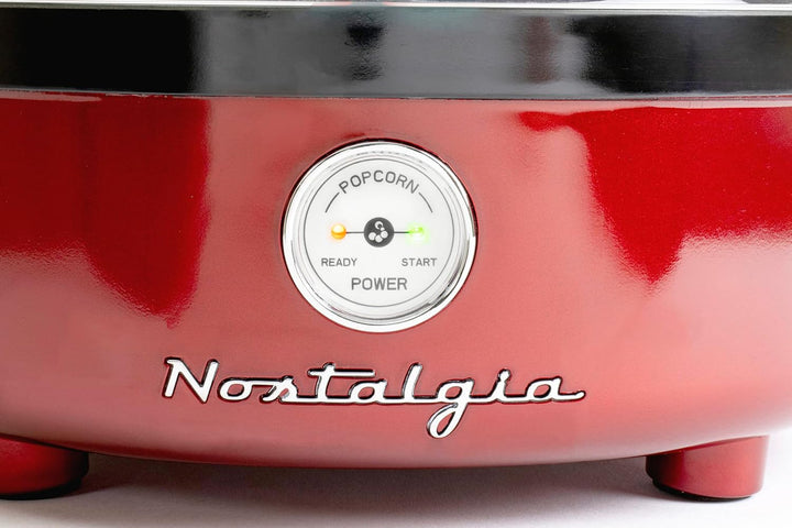 Nostalgia Retro-Rühr-Popcornmaschine 5.5L - Rot, Rot