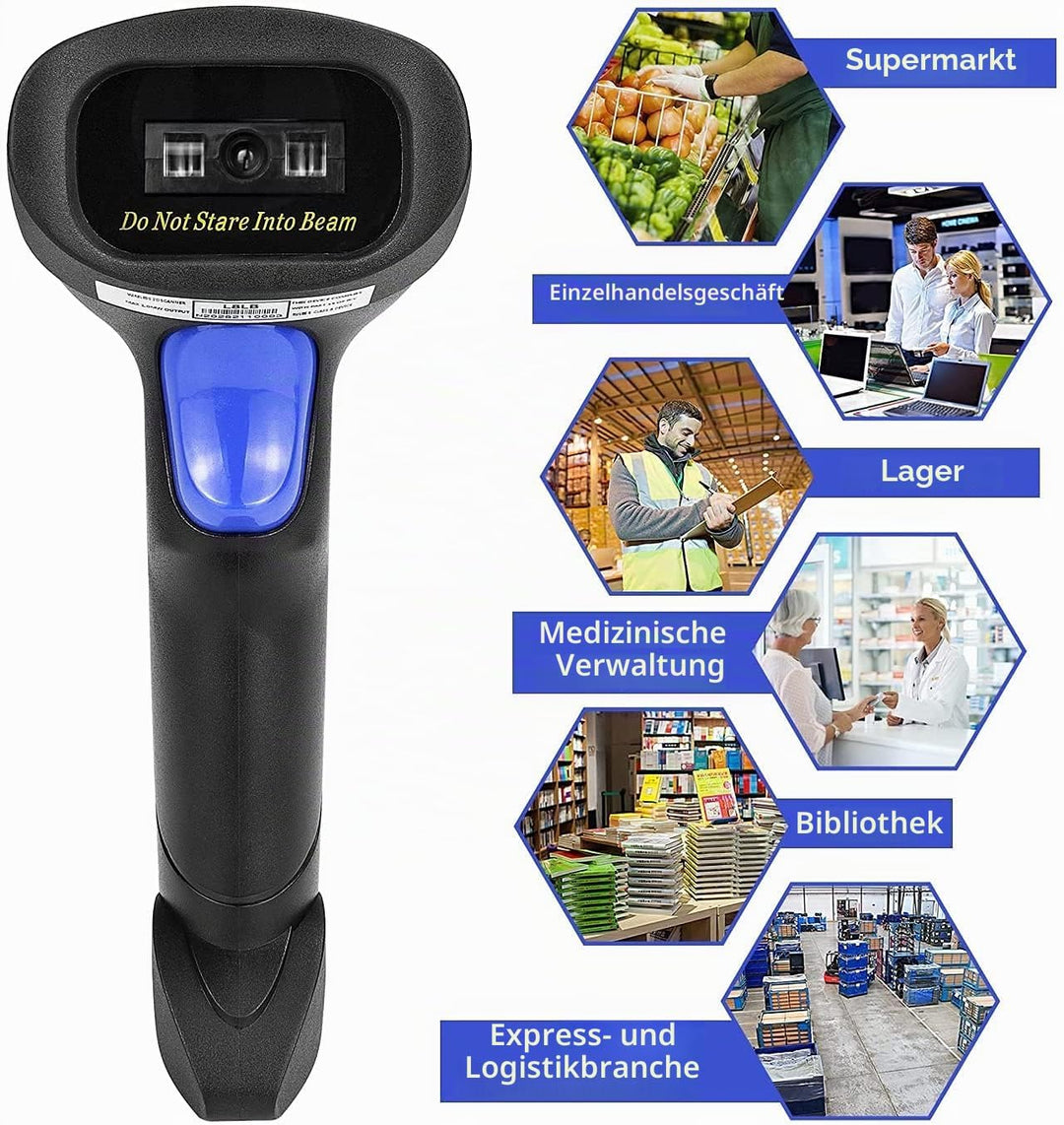 NetumScan USB 1D-Barcode-Scanner, kabelgebundener Handheld-CCD-Barcode-Leser, unterstützt das Scanne