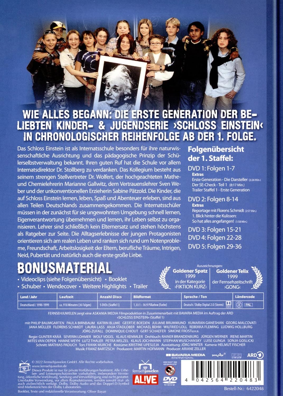 Schloss Einstein - Wie alles begann (Staffel 1: Folgen 1-36) (Fernsehjuwelen) [5 DVDs], DVD