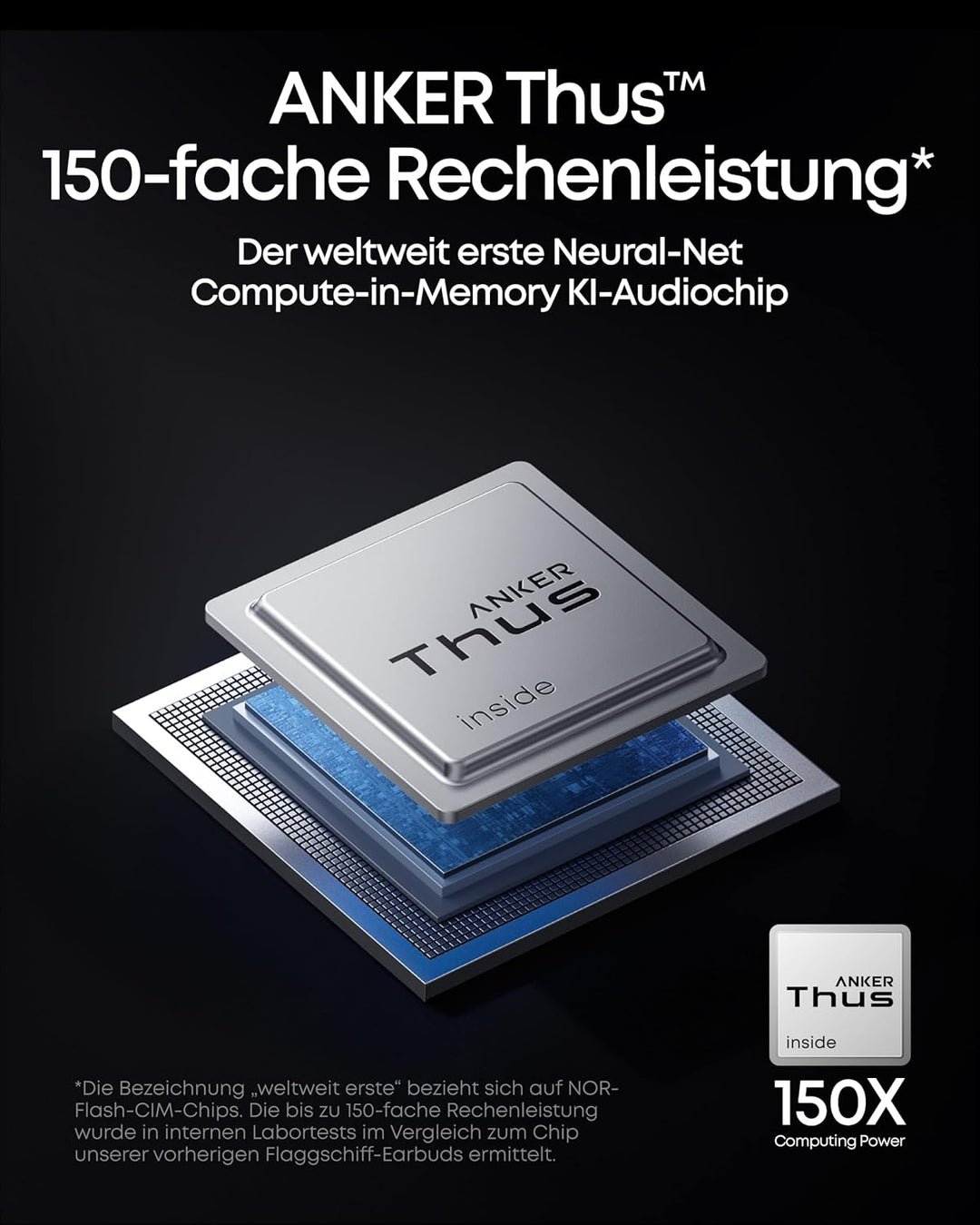 soundcore Anker Liberty 5 Pro, Guinness World Record Anrufqualität 10 Mikros, Noise Cancelling Kopfh