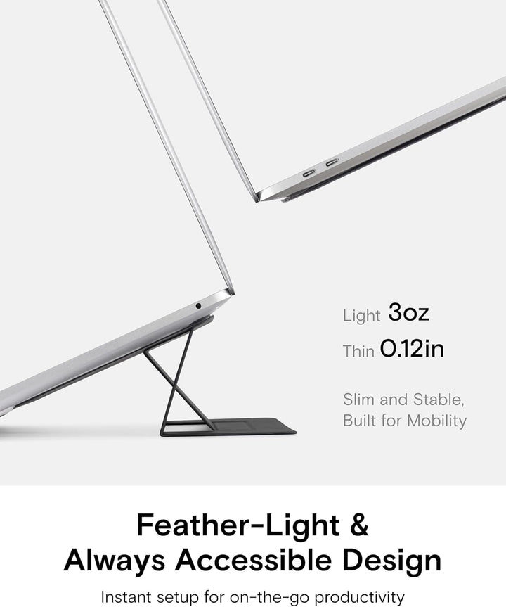 MOFT Laptop Ständer, Faltbarer Laptopständer Notebook Ständer mit 2 einstellbaren Winkeln, Haltung V
