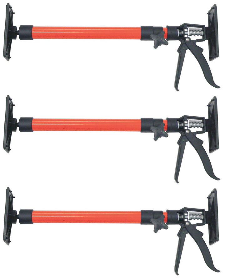 3er Set Türspanner aus Stahl, Spannweite 50-115 cm, 30 kg belastbar