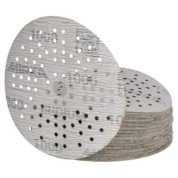 Mirka Iridium Premium-Schleifpapier Ø 125mm Klett 89-Loch, Korn 1000, 100 Stk/Zum Schleifen von Lack