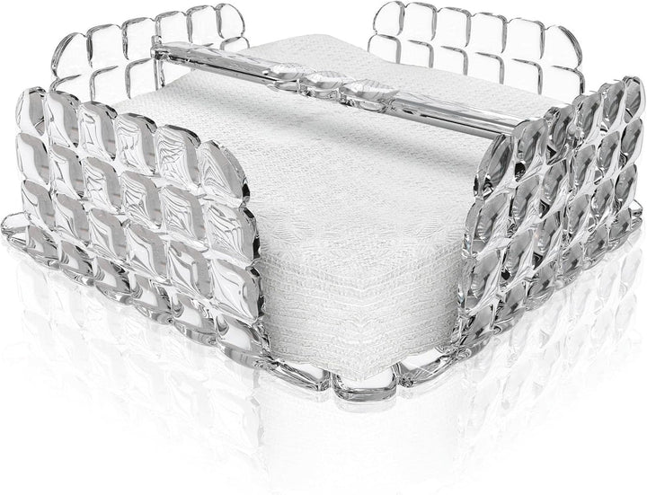 Guzzini - Tiffany, Serviettenhalter - Transparent, 20 x 20 x h7,3 cm - 19870000, Transparent