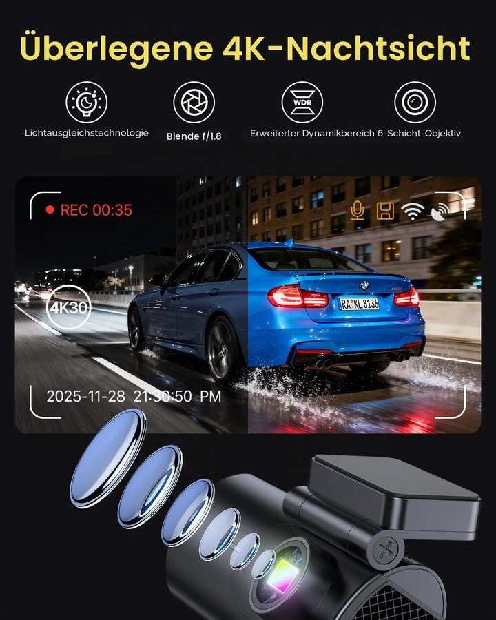 GKU Dash Cam (D600-FR), D600-FR