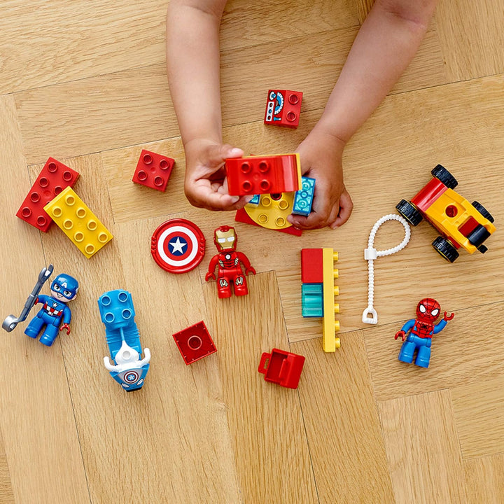 LEGO DUPLO Super Heroes Lab 10921 Marvel Avengers Superheroes Construction Toy and Educational Plays