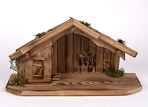 Holz und Gartentrends Weihnachtskrippe Krippe Krippenstall Weihnachten Weihnachtskrippen Tischkrippe