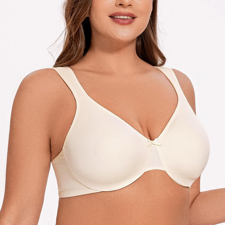 MELENECA Damen-Minimizer-BH in Übergrösse, vollständig bedeckend, nahtlos, nicht gepolstert 70C Gebr