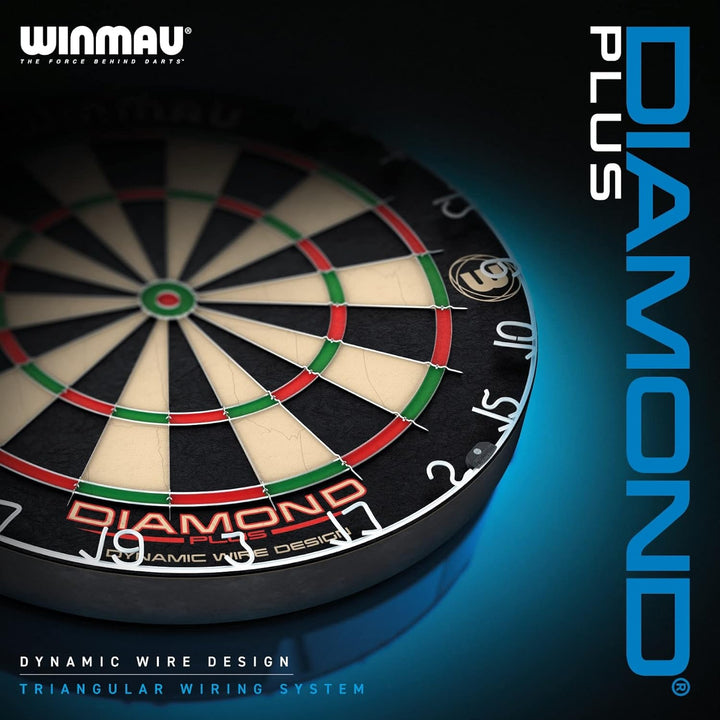 Winmau Diamond Plus Professional Bristle Dartboard Borste, Borste