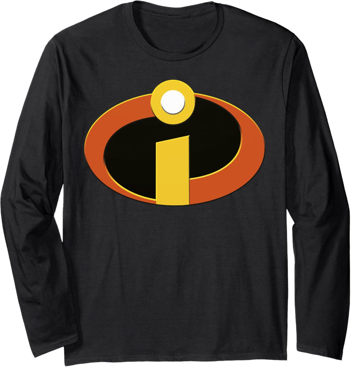 Disney Pixar Incredibles Simple Logo Langarmshirt