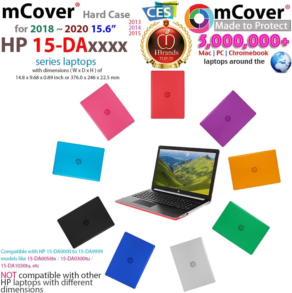 mCover Hard Case kompatibel mit HP 250 G7 / HP 15-DAxxxx / 15-DBxxxx Series Notebooks (Nicht für and