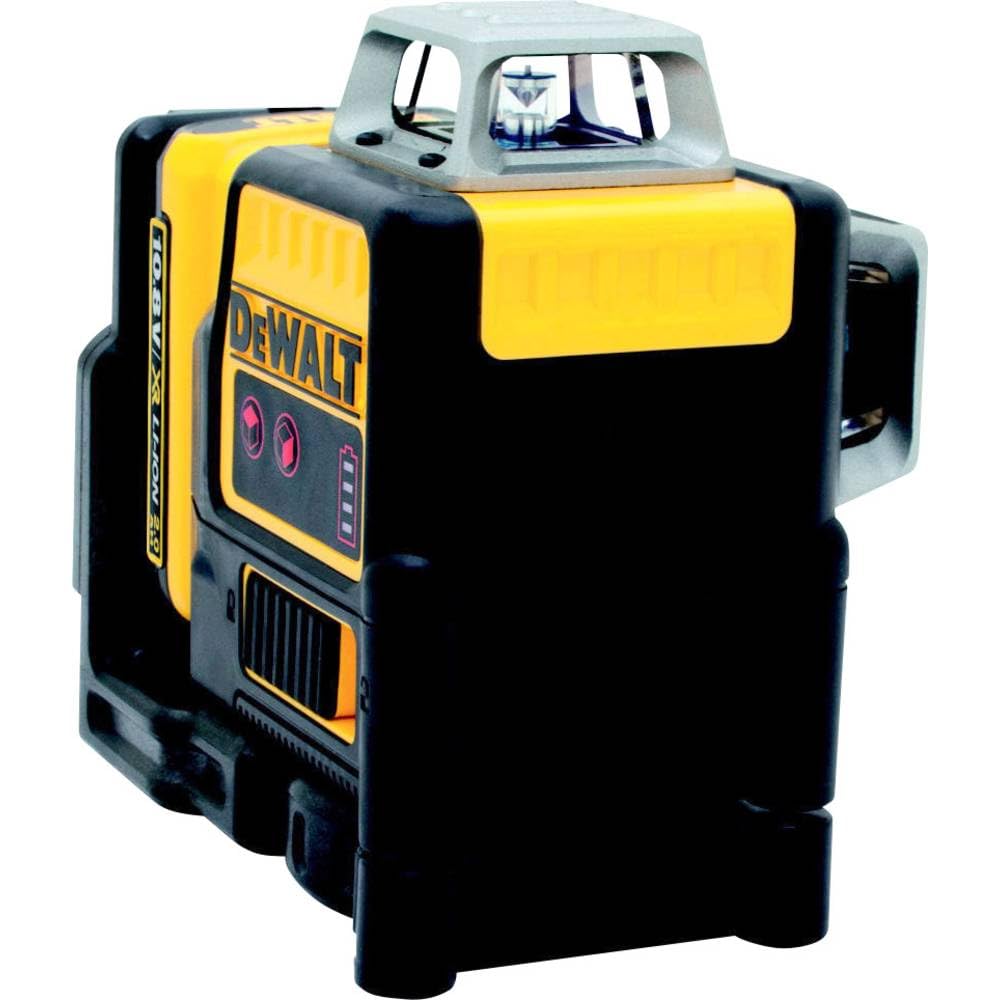 DeWalt Linienlaser (2x 360°, Laserdiode rot, 635 Nm, Laserklasse 2, Lasersichtbarkeit bis 20 m, inkl