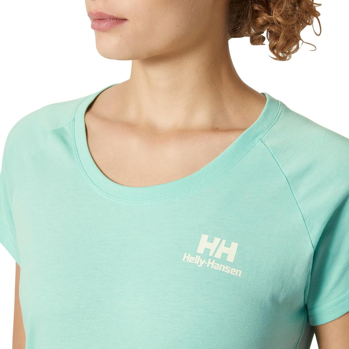 Helly Hansen Damen Nord Graphic Drop T-Shirt XS Lagune, XS Lagune