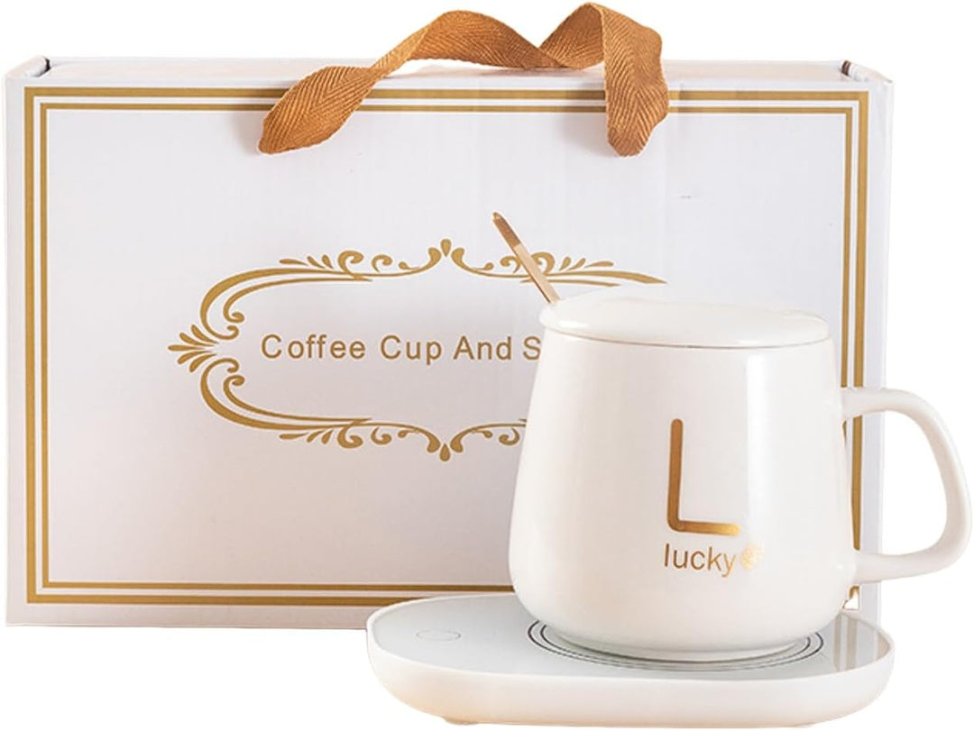 Tassenwärmer Usb Mit Tasse,Elektrischer kaffeewärmer,Tassenwärmer mit Tassenset,Passend für verschie