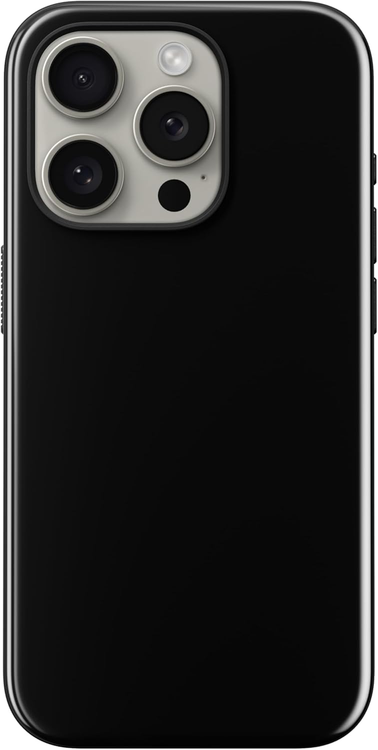 NOMAD Sport Case für iPhone 15 Pro | Hülle aus Polycarbonat mit TPE-Bumper | mit glänzender PET-Besc