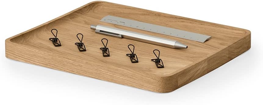 Oakywood Catchall Aufbewahrungs-Schmucktablett – handgefertigter Kosmetik-Zubehör-Tablett-Organizer