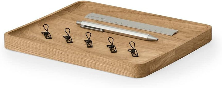 Oakywood Catchall Aufbewahrungs-Schmucktablett – handgefertigter Kosmetik-Zubehör-Tablett-Organizer