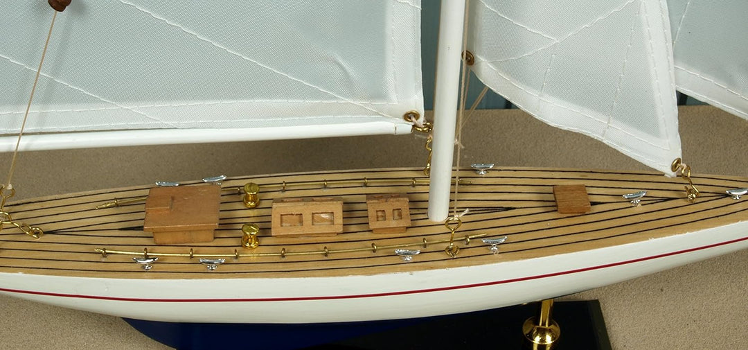 KüstenambienteYoicn Lth Segelboot aus Holz
