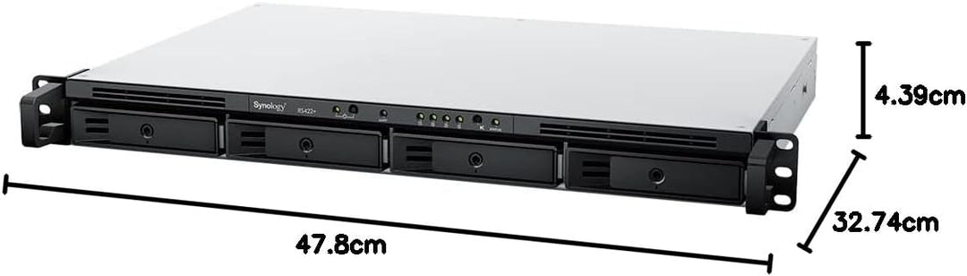 Synology RackStation RS422+ NAS/Storage Server Rack (1U) Ethernet LAN Black R1600