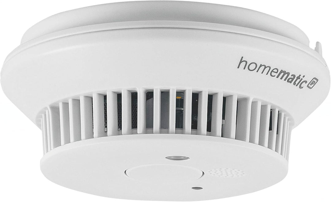 Homematic IP Smart Home 3er-Set Rauchwarnmelder mit Q-Label, Rauchmelder alarmiert lokal über die Si