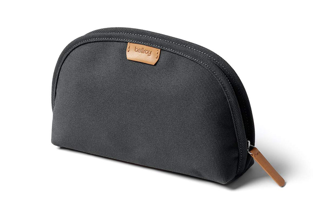 Bellroy Klassische Tasche, Leder und genähter Stoff (Stifte, Kabel, Make-up, persönliche Gegenstände