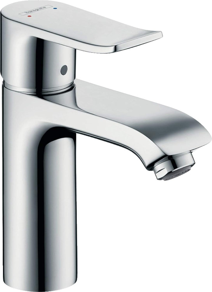 hansgrohe Wasserhahn Metris für geringen Durchfluss (Armatur mit Auslauf Höhe 110mm ohne Ablaufgarni
