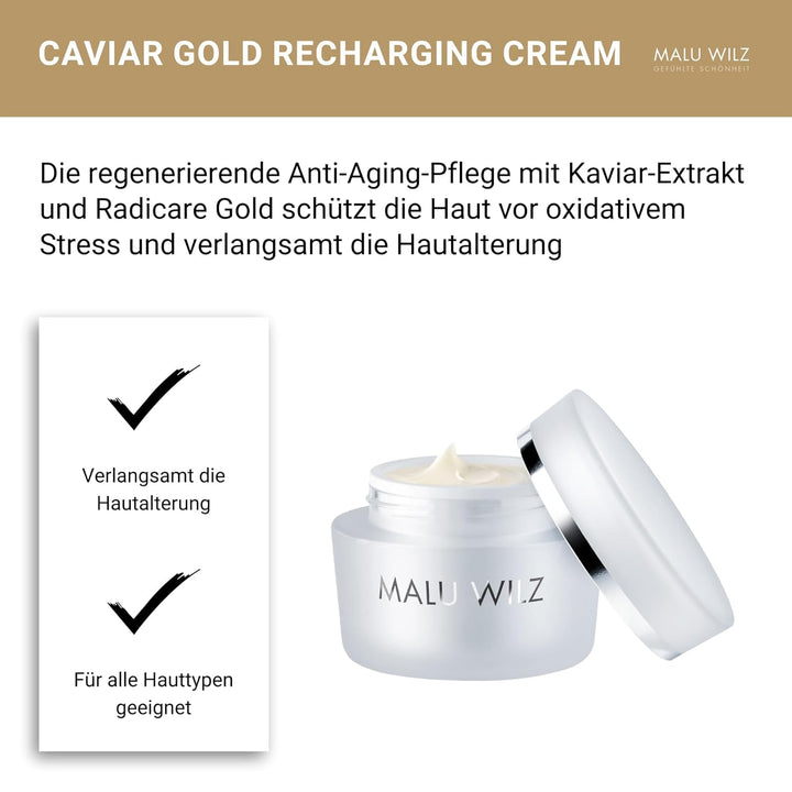 Malu Wilz Kosmetik Caviar Gold Recharging Cream 50 ml