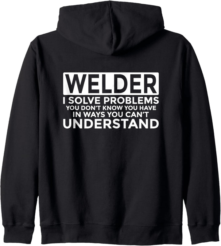 Schweisser lösen Probleme Kapuzenjacke