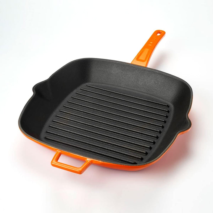 LAVA GRILLPAN M/TEGENGREEP 280X280 MM LVPGT2828K0O ORANGE/BLACK 47.5 x 32 x 5.7 cm Farbverlauf Orang