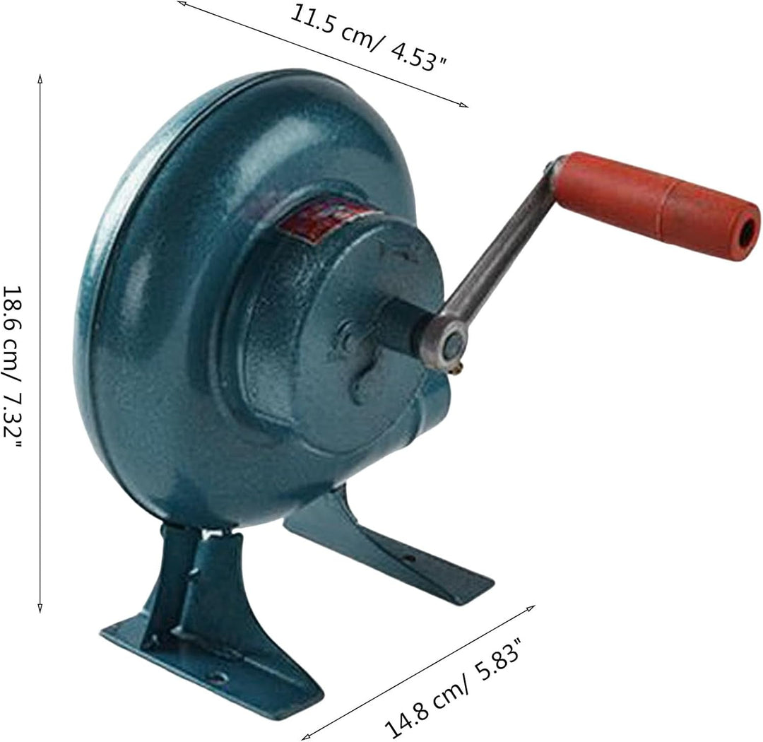 Tragbares Gebläse, Handventilator, Herd, Schmied, Handkurbel, Werkzeug für Aussenluftgebläse, manuel
