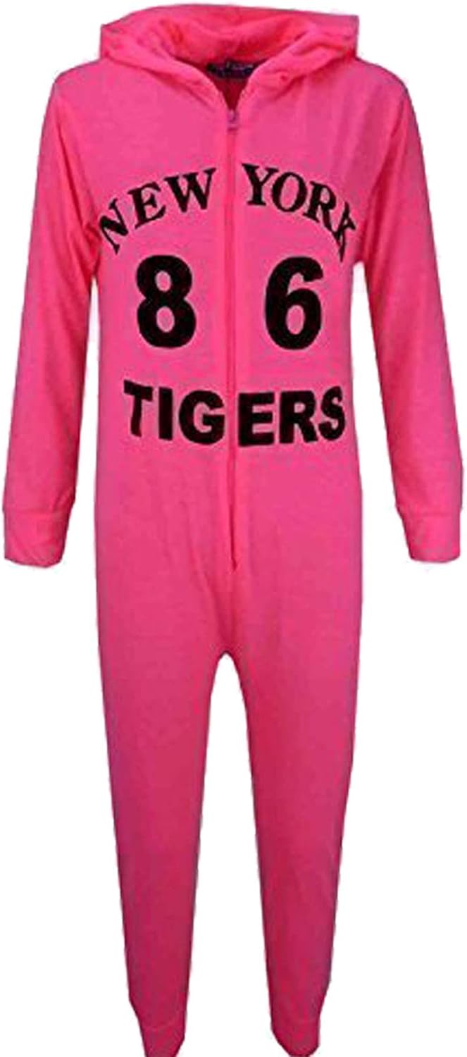 A2Z 4 Kids Mädchen Jungen Baumwolle Onesie New York 98 Athletic Pyjamas Lounge Wear Schlafanzug Bequ