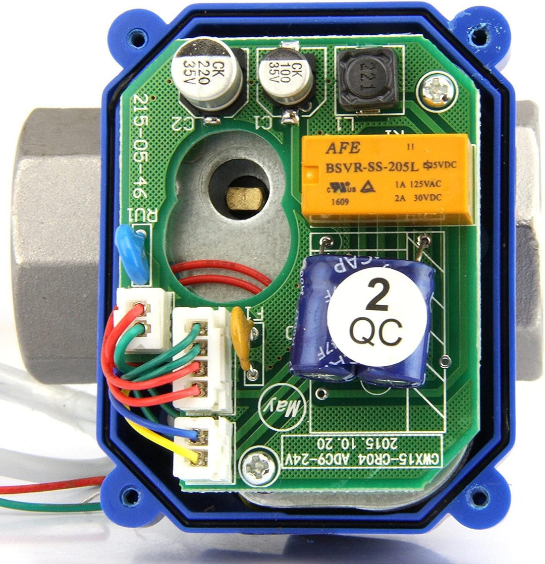 U.S. Solid 2 Wege Motorkugelhahn elektrisch – Edelstahl 1 Zoll DN25, 9-24V AC/DC, stromlos geschloss