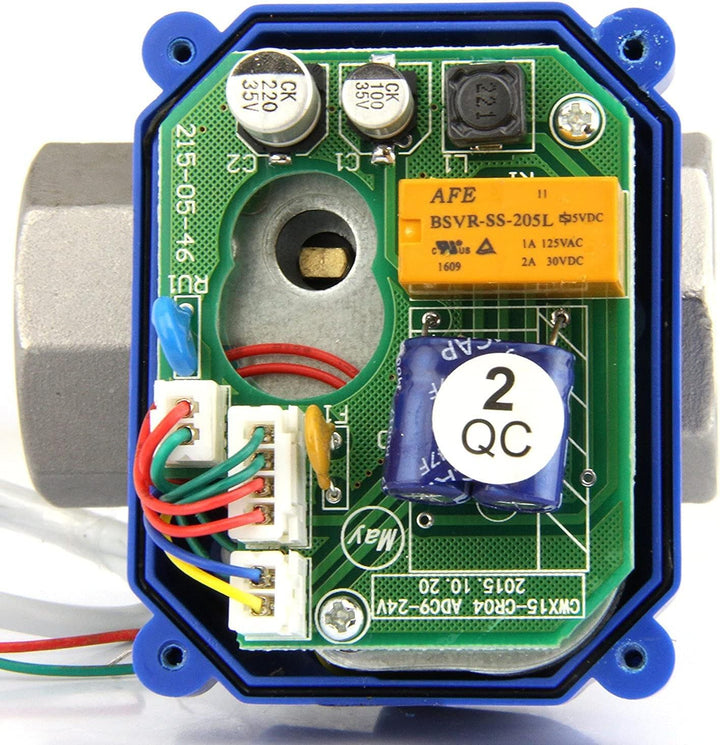 U.S. Solid 2 Wege Motorkugelhahn elektrisch – Edelstahl 1 Zoll DN25, 9-24V AC/DC, stromlos geschloss