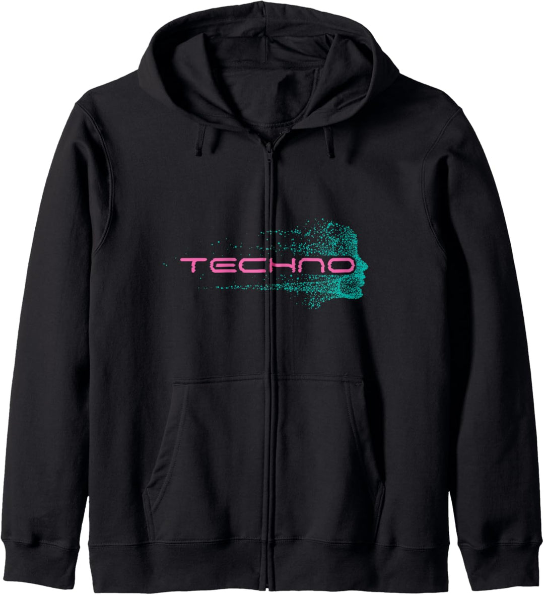 Techno Musik DJ Festival edm Party Kapuzenjacke